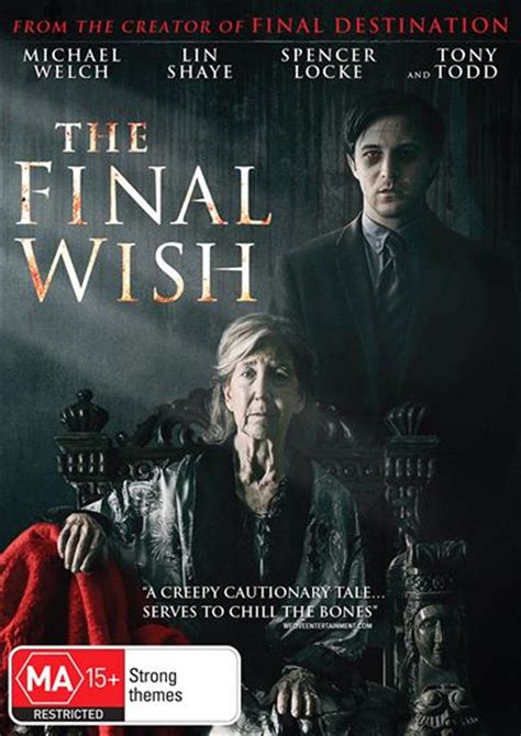 13,000 likes · 11 talking about this. Buy Final Wish, The on DVD | On Sale Now With Fast Shipping