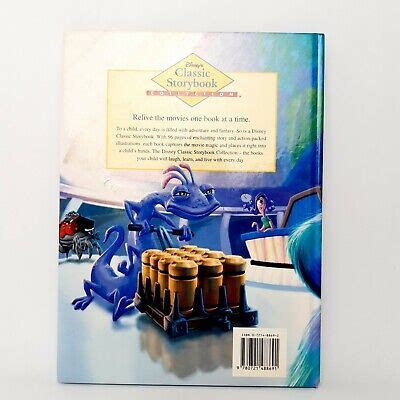 WALT DISNEY PIXAR MONSTERS INC Classic Storybook Ladybird Hard Cover A4