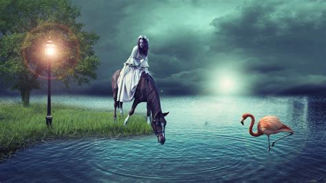 Photoshop Tutorial Cs6cc Magical Lake With Soft Moonlight Effect