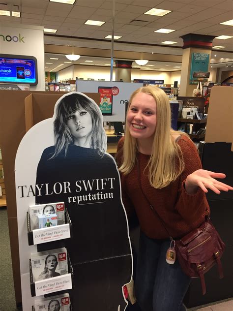 Taylor’s Cutout At Barnes And Noble For Reputation Reputation Taylorswift Barnes And Noble