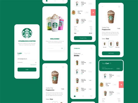 Starbucks App Concept By Sagar Sharma On Dribbble