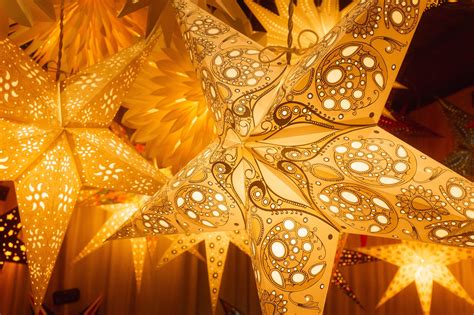 Embrace Enchantment With Cosy Lighting Handcrafted Paper Star Lanterns