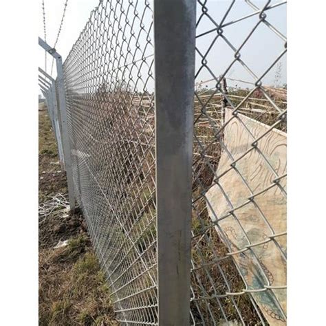 Galvanized Gi Chain Link Wire Fencing Wire Diameter 10 Gauge Height