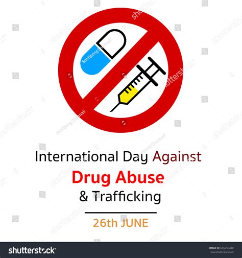 International day against drug abuse and illicit trafficking 2020:it is observed on 26 june every year to to spread awareness about the major problem that illic. 26 June International Day Against Drug Stock Illustration ...
