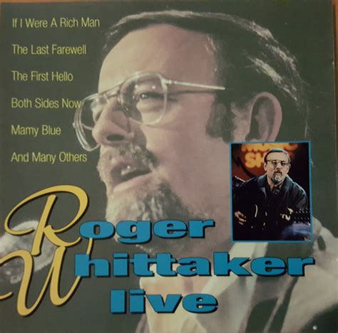 Roger Whittaker Roger Whittaker Live Cd Discogs