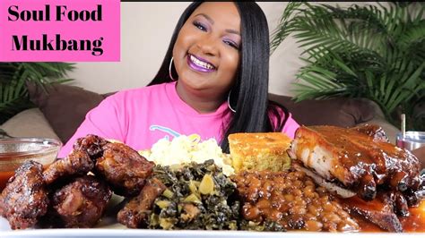 This category includes foods associated with christmas. SOUL FOOD MUKBANG , BBQ RIBS , BBQ CHICKEN - YouTube