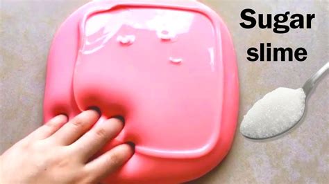 No Glue Sugar Slime💦👅 How To Make Slime With Sugar And Flour Without
