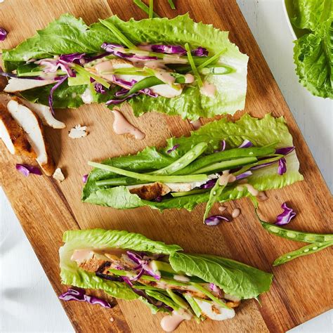 Grilled Chicken Lettuce Wraps With Creamy Fruit Dressing Tara Teaspoon