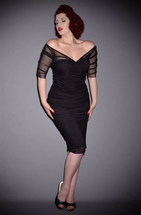 But who cares, 'femme fatale' is an exercise in style drenched in twists and turns. Femme Fatale Dress - a Film Noir inspired wiggle dress