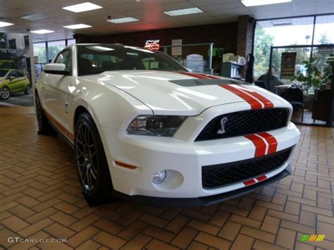 2012 Performance White Ford Mustang Shelby Gt500 Svt Performance