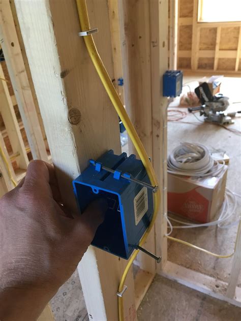 > bqlzr plastic junction waterproof square electric project box case with 6 position terminals pack of 5. NM Around Or Behind Work Box 2x4 Wall - Electrical - DIY ...