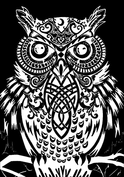 Owl Coloring To Download For Free Owls Kids Coloring Pages