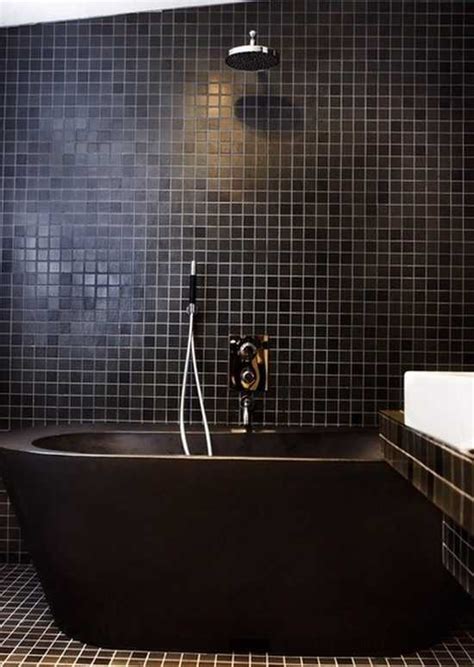 Zukki copper bathroom fixtures vanity vessel faucet, wall mounted solid brass basin mixer taps sink bathtub mixer tap faucet hot and cold spout rough valve. Black Bathroom Fixtures and Decor Keeping Modern Bathroom ...