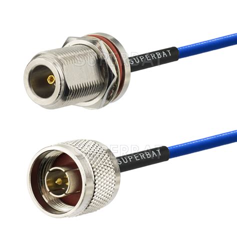 Rf Coaxial Cable Rg402 Rg405 Low Loss Flexible Semi Rigid Cable With N