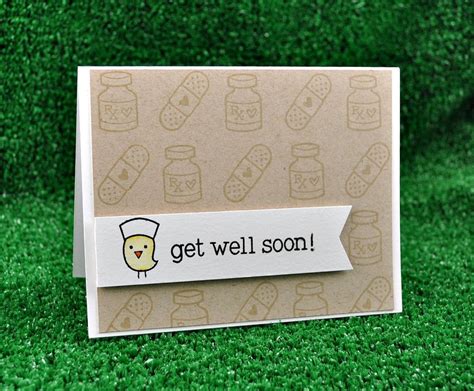 Get Well Soon Get Well Cards Lawn Fawn Lawn Fawn Stamps