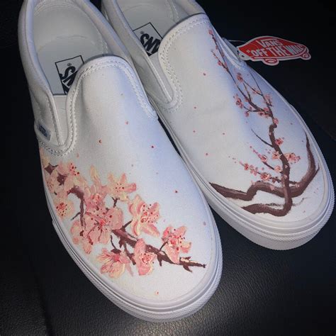 Japanese Cherry Blossom Custom Vans Etsy