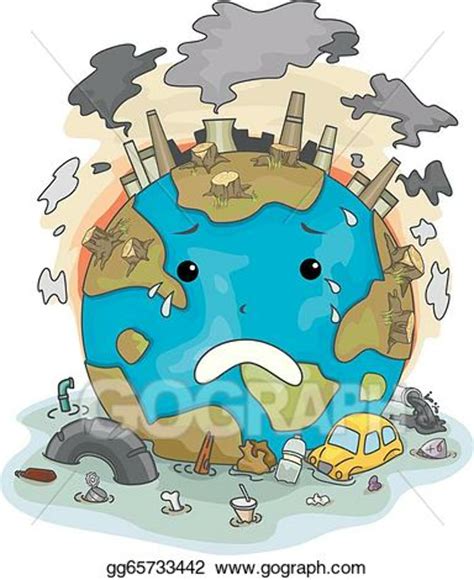 Download High Quality Earth Clipart Polluted Transparent Png Images