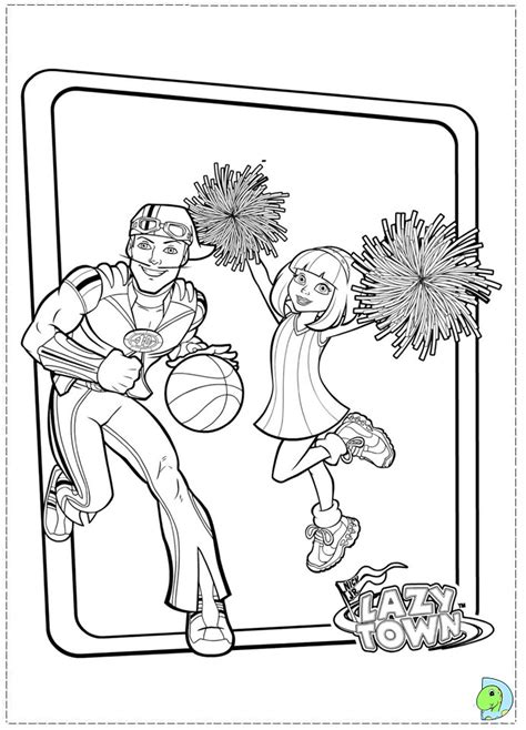 Lazy Town Coloring Pages Printable Coloring Pages