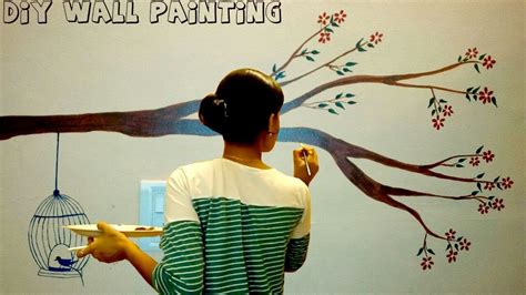 Diy Simple Tree Wall Painting For Any Room Wall Painting