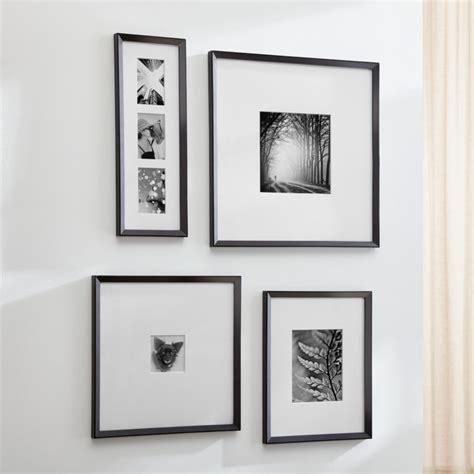 Picture frames including poster frames, wall frames and more! Icon Black Wall Frames | Crate and Barrel Canada