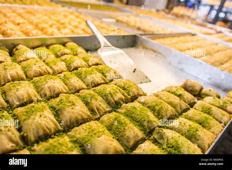 Sobiyet Baklava Turkish Dessert Stock Photo Alamy