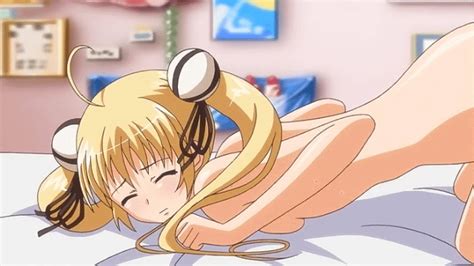 Takagi Yui Machi Gurumi No Wana Animated Animated  10s 1girl Bed Blonde Hair Breast