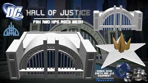 Hall Of Justice Pack Xps11 Fbx Obj Download By Honorsoft On Deviantart