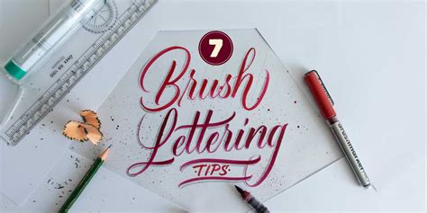 7 Brush Calligraphy Tips For Beginners 2022 Lettering Daily