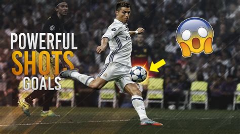 Cristiano Ronaldo Powerful Shots Goals Ever Hd Youtube