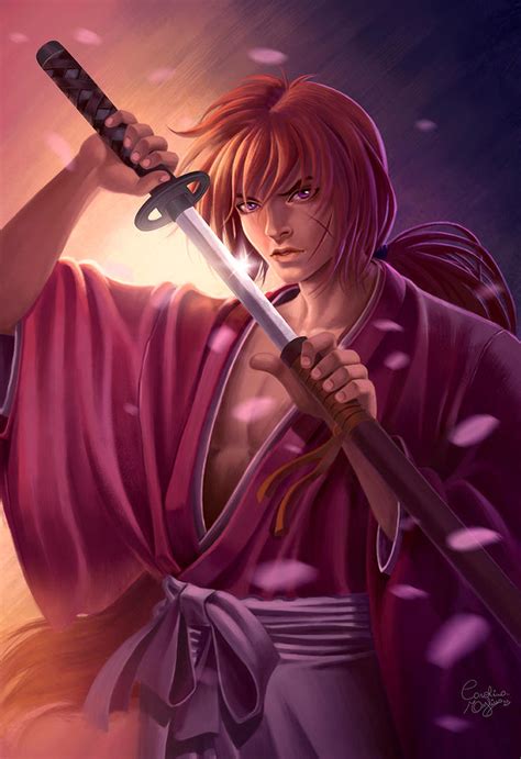 Kenshin Himura By Carolmylius On Deviantart