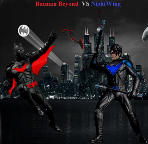 Batman Beyond Vs Nightwing By Tony Antwonio On Deviantart