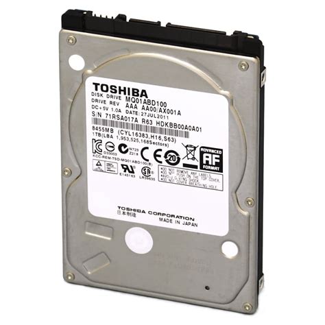 Toshiba 1tb Internal 25 Inch Sata 7mm Laptop Hard Drive Mq04abf100