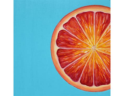 Orange Painting Orange Fruit Art Original Oil Painting On Etsy In
