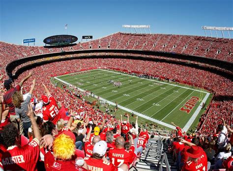 Arrowhead stadium is known as one of the loudest stadiums in the nfl and the chiefs are known as having one of the best tailgating experiences in the nfl, much like what is found at college football. Top stadiums and ballparks on the MUST see list!