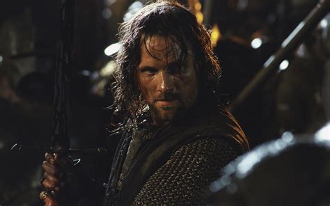 Brunettes Movies Men The Lord Of The Rings Aragorn Viggo Mortensen Warriors Swords