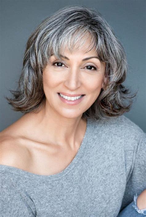 20 Top Incredible Short Haircuts With Bangs Grey Hair Styles For