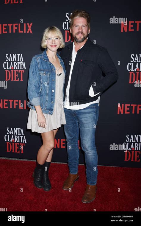 Betsy Phillips And Zachary Knighton Attending The Premiere Of Netflixs