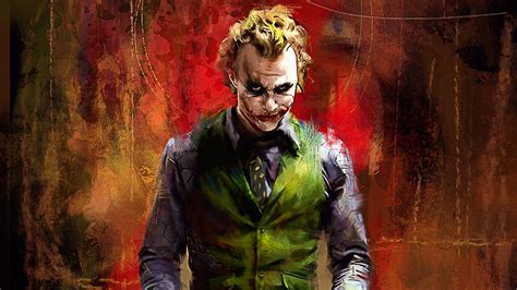All of the joker wallpapers bellow have a minimum hd resolution (or 1920x1080 for the tech guys) and are easily downloadable by clicking the image and saving it. Joker Heath Ledger Painting UHD 4K Wallpaper | Pixelz