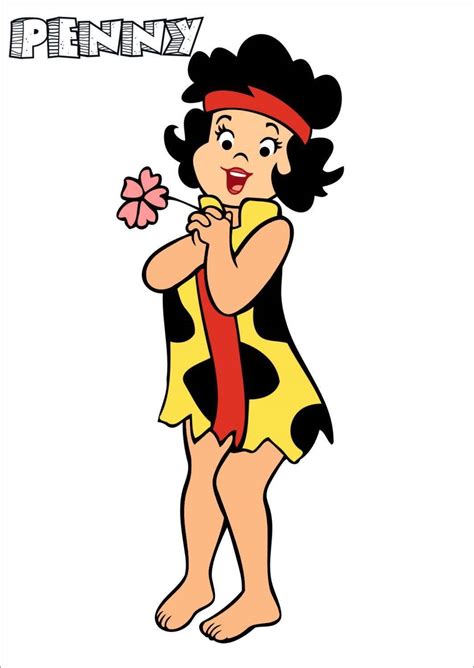Penny From The Pebbles And Bamm Bamm Show Classic Cartoon Characters
