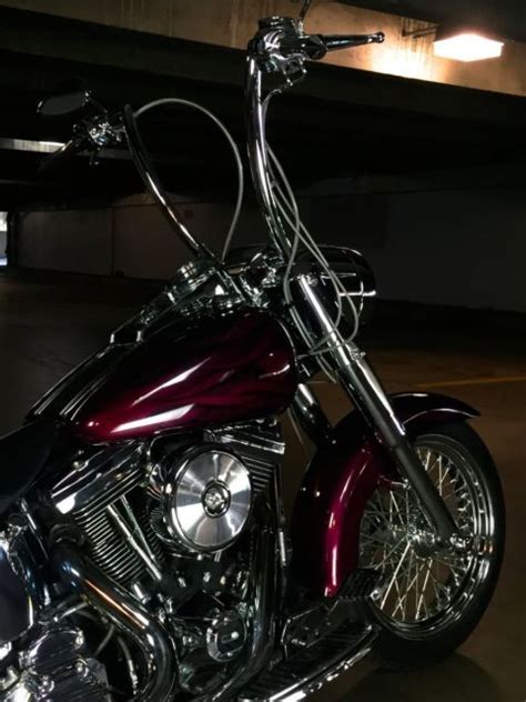 Harley Davidson Fatboy Chrome Frontend Swingarm Air Ride Ape Hangers