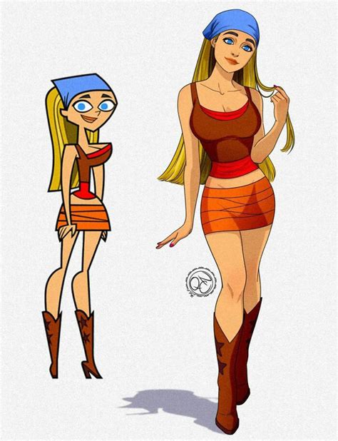Artist Makes Cartoon Characters From Total Drama Island Look More Realistic Pics Laptrinhx