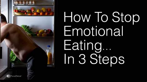 Tips For Putting A Stop To Emotional Eating