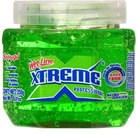 Xtreme Professional Wet Line Styling Gel Extra Hold Green Forester Beauty