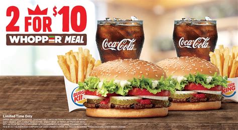 Who has the best fast food. Burger King: Get Two Whopper Meals for $10! - RedFlagDeals.com