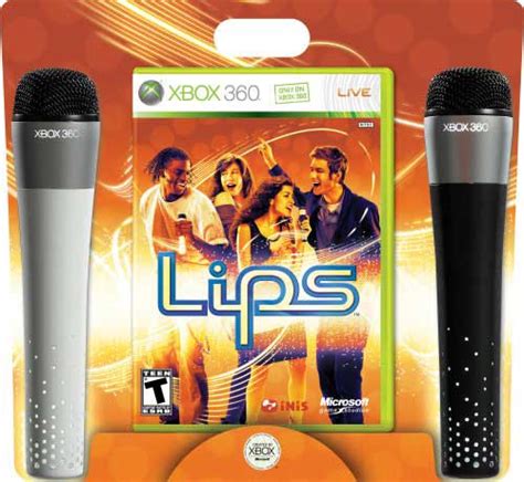 Lips Xbox 360 Game Bundle With Microphones