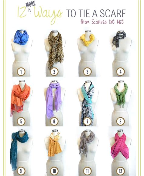 12 more ways to tie a scarf stylin pinterest scarves tie scarves and clothes