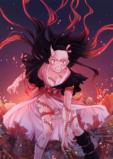 Nezuko Kamado Transformation Animewpapers Demon Slayer