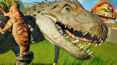 INDOMINUS RIPS AWAY RAPTORS Awesome New Indominus Rex Animations In Jurassic World Evolution
