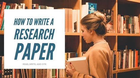 How To Write A Research Paper Youtube