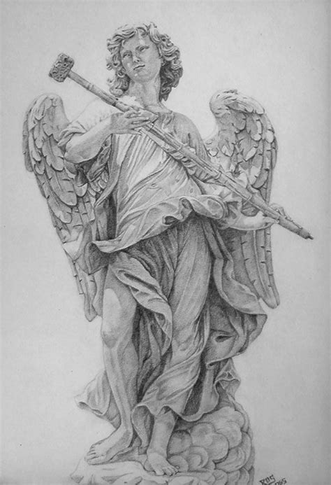 Realistic Angel Drawing At Explore Collection Of